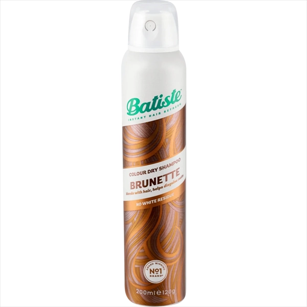 BATISTE ŠAMPON SPREJ ZA SUVO PRANJE KOSE ZA SMEĐU KOSU 200ML