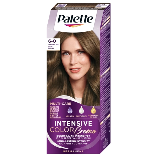 PALETTE INTENSIVE COLOR CREME BOJA ZA KOSU 6-0 (N5) TAMNO PLAVA