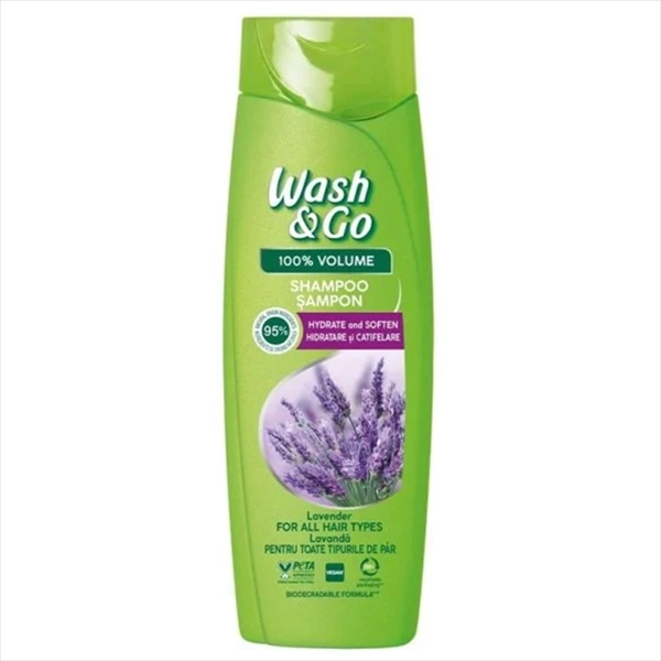 WASH&GO SAMPON LAVENDER 360ml