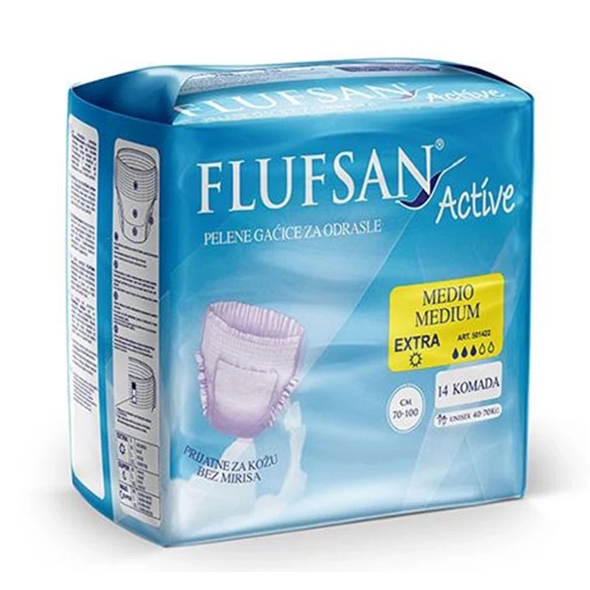 FLUFSAN PELENE ZA ODRASLE GAĆICE PULL ON MEDIUM 14KOM