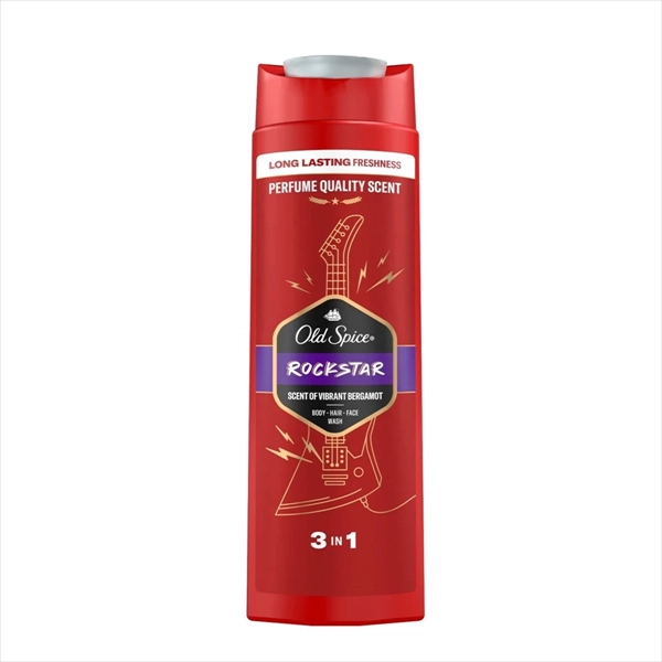 OLD SPICE GEL ZA TUŠIRANJE ROCKSTAR 3U1 400ML