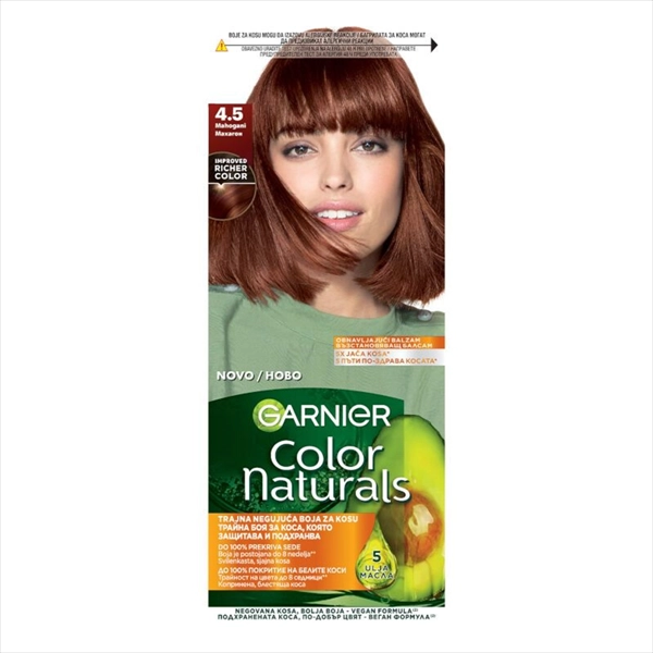 GARNIER COLOR NATURALS BOJA ZA KOSU 4.5 MAHAGONI