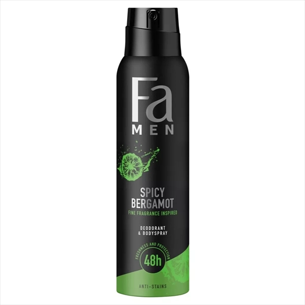 FA MEN DEO SPREJ SPICY BERGAMOT 150ML
