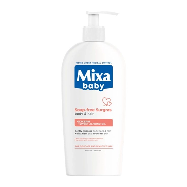 MIXA BABY BLAGA GEL KUPKA I ŠAMPON BEZ SAPUNA 400ML