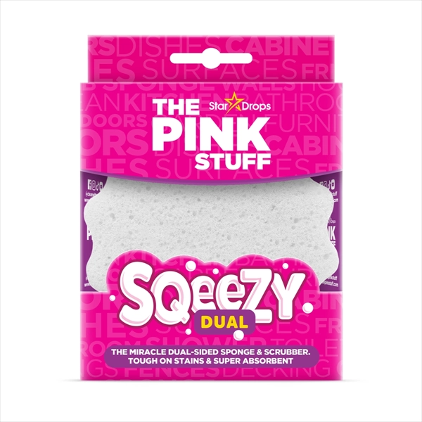 THE PINK STUFF DVOSTRANI SUNĐER ZA ČIŠĆENJE SQEEZY DUAL 1KOM