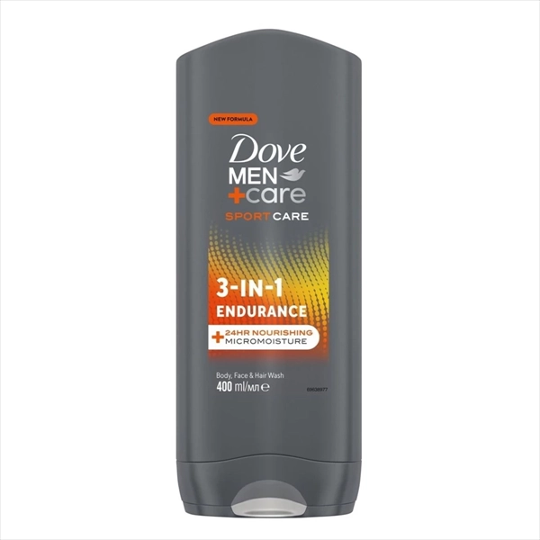 DOVE MEN GEL ZA TUŠIRANJE ENDURANCE 3U1 400ML