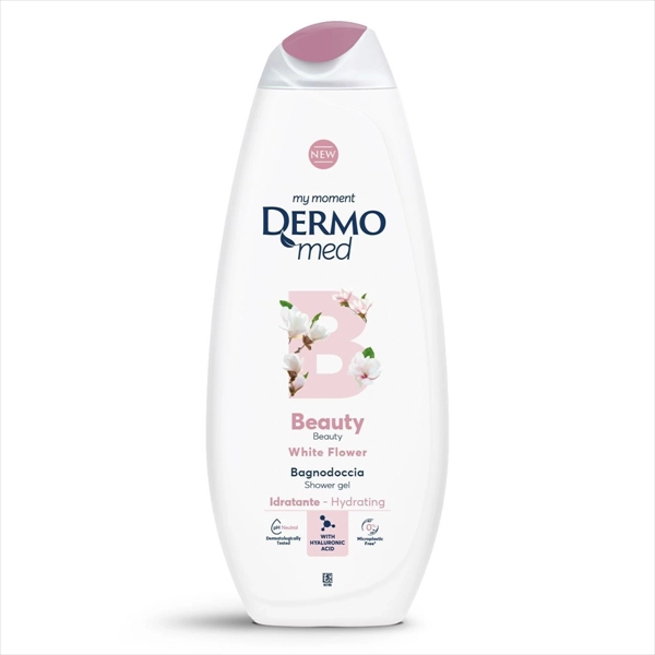DERMOMED GEL ZA TUŠIRANJE WHITE FLOWER BEAUTY 650ML