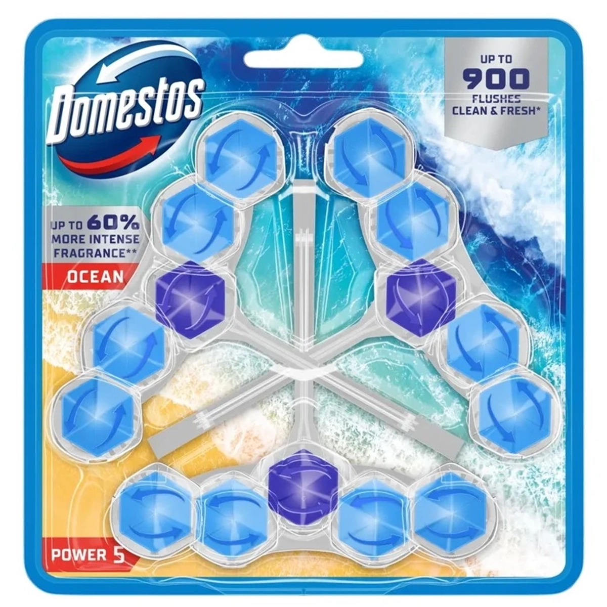 DOMESTOS WC OSVEŽIVAČ POWER 5 OCEAN 3KOM