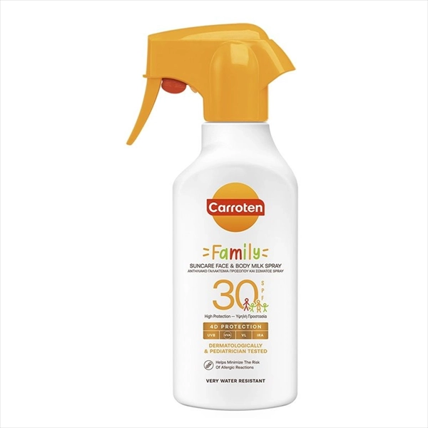 CARROTEN FAMILY MLEKO ZA ZAŠTITIU OD SUNCA SPREJ SPF30 270ML