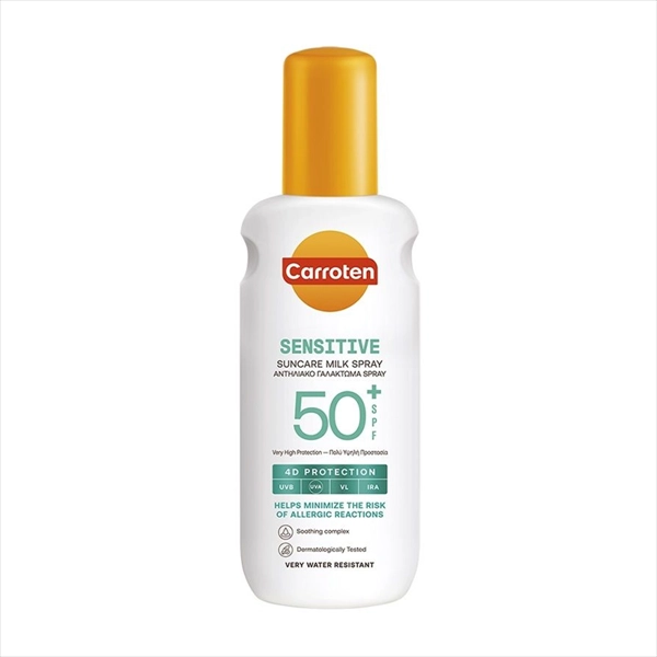 CARROTEN MLEKO ZA ZAŠTITU OD SUNCA SENSITIVE SPREJ SPF50+ 200ML