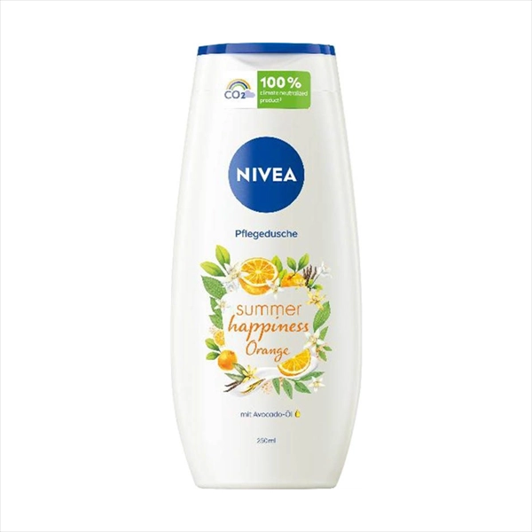 NIVEA GEL ZA TUŠIRANJE SUMMER HAPPINESS ORANGE&AVOCADO OIL 250ML