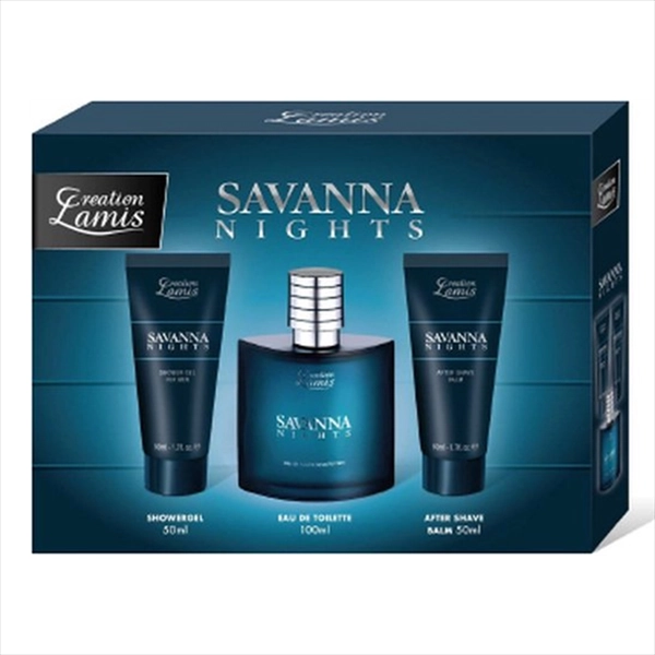 LAMIS SET SAVANNA NIGHTS MEN (EDT+GEL ZA TUŠ.+BALZAM POSLE BRIJANJA)