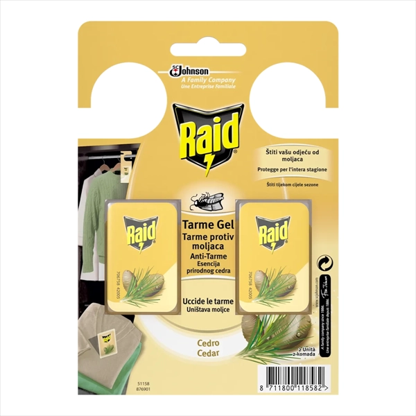 RAID GEL PROTIV MOLJACA KEDAR 2KOM