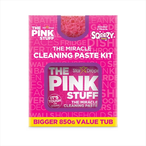 THE PINK STUFF SET MAGIČNA PASTA ZA ČIŠĆENJE 850GR+SQUEEZY SUNĐER 1KOM