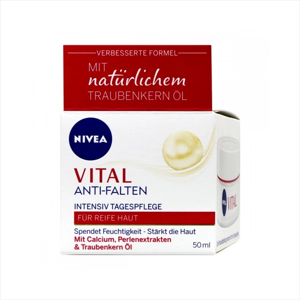 NIVEA DNEVNA KREMA VITAL PROTIV BORA SA ULJEM OD SEMENKI GROŽĐA 50ML