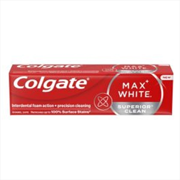 COLGATE PASTA ZA ZUBE MAX WHITE SUPERIOR CLEAN 75ML
