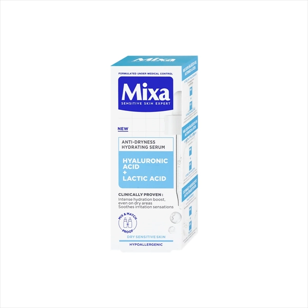 MIXA HIDRATANTNI SERUM ZA LICE HYALURONIC ACID + LACTIC ACID 30ML