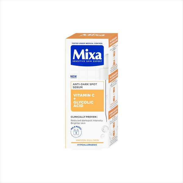 MIXA SERUM ZA LICE PROTIV TAMNIH FLEKA VITAMIN C+GLYCOLIC ACID 30ML