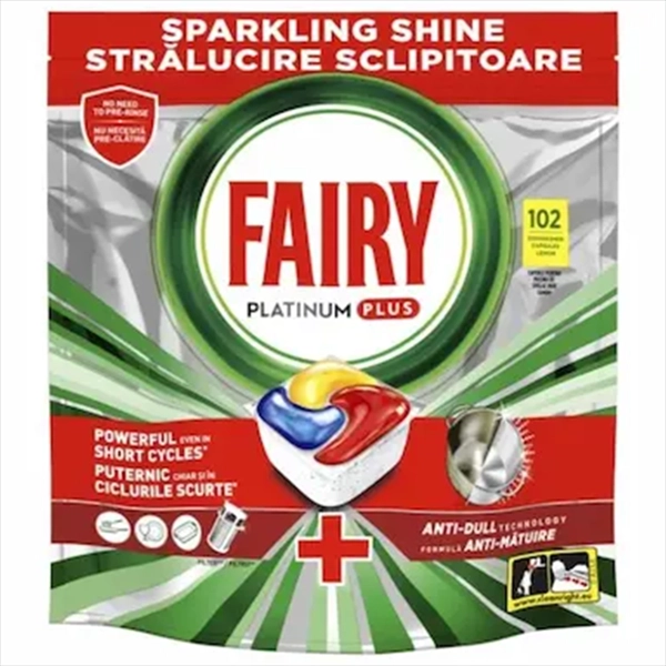 FAIRY KAPSULE ZA MAŠINSKO PRANJE POSUĐA 102 PLATINUM PLUS