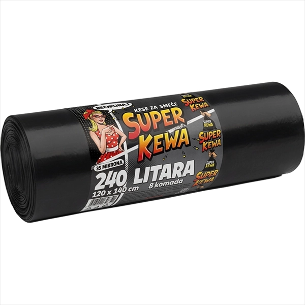 SUPER KEWA 240 L - 8 KOM. KESE ZA SMECE
