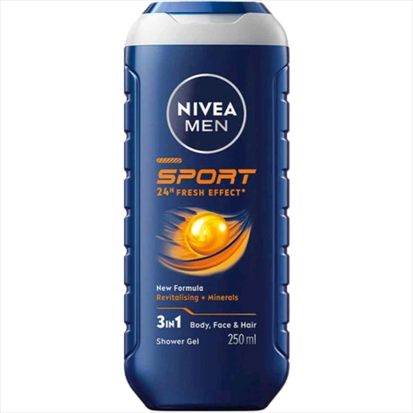 NIVEA GEL ZA TUSIRANJE SPORT 3U1 250ML
