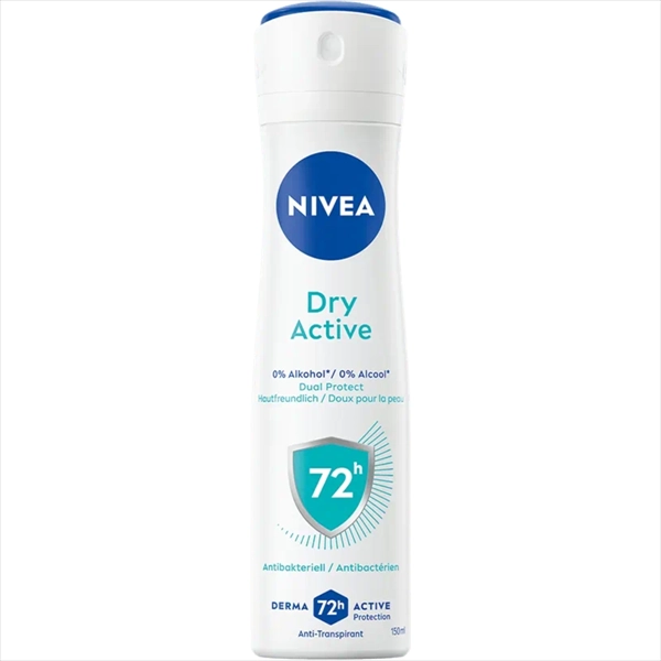 NIVEA DEO SPREJ DRY ACTIVE 150ML