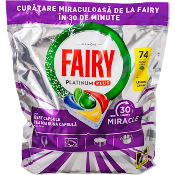 FAIRY 74/1 CAPS PLATINUM PLUS LEMON