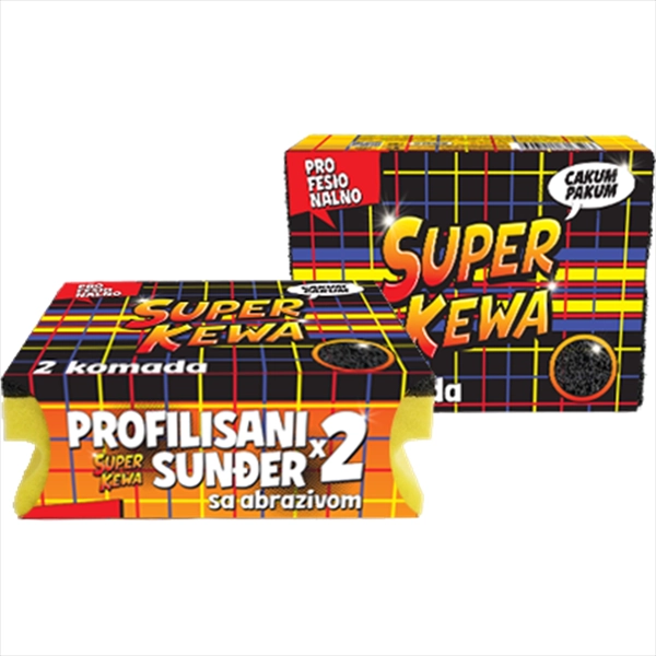SUPER KEWA PROFILISANI ABRAZIVNI SUNDJER 2/1